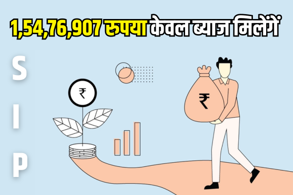 SIP से करोड़पति बनना आसान है, ऐसे लगाओ पैसा की 1,54,76,907 रुपया केवल ब्याज बने - My MutualFund